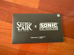 MTG Secret Lair Sonic the Hedgehog Turbo Gear - Rainbow Foil - New/Sealed - Image 1