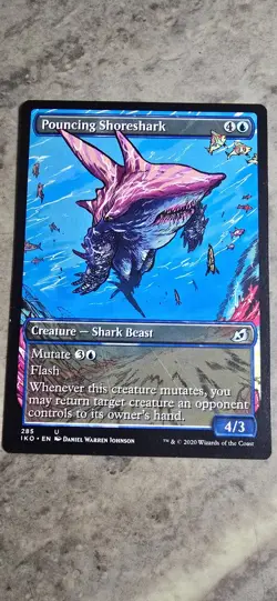 Pouncing Shoreshark (Showcase) Ikoria: Lair of Behemoths Regular Creature MTG NM - Image 1