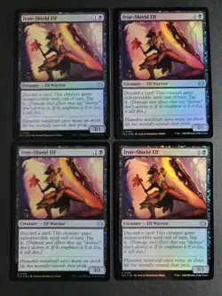 Iron-Shield Elf (X4 Foil) Uncommon MTG Lorwyn Eclipsed - Image 1