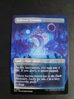 Hallowed Fountain (Borderless) Rare MTG Lorwyn Eclipsed - Image 2