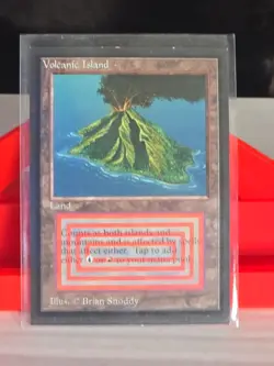 1993 VOLCANIC ISLAND Magic the Gathering Collector's Edition CE MTG Sharp - Image 1