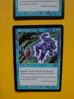 Magic the Gathering Card. Seal of Removal x2 Nemesis Enchantment 2 cards - Image 2