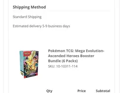 Four Pokemon Mega Evolution-Ascended Heroes Booster Bundle Lot of 4 PREORDER - Image 1