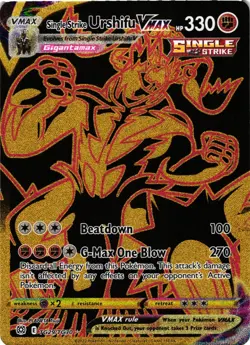 Pokemon TCG Single Strike Urshifu VMAX Brilliant Stars TG29/TG30 Holo Secret NM - Image 1