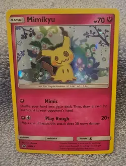 Pokemon Mimikyu Black Star Promo Holo SM163 - Image 1