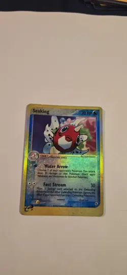 Pokemon TCG Seaking EX Ruby & Sapphire 21/109 Reverse Holo Rare - Image 1