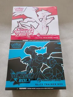 Pokemon Center Black Bolt and White Flare ETB (Both Sets SEALED) - Same Day Ship - Image 3