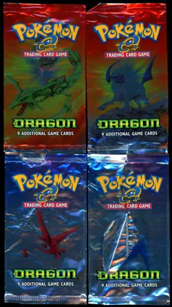 Pokemon EX DRAGON - 4 Empty Booster Packs, Full Art Set - ENG - Image 1