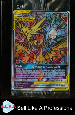 LAVADOS&ZAPDOS&ARTICUNO GX POKEMON SM210 2019 TAG TEAM BLACK STAR ETB DE SEALED - Image 1