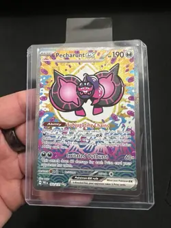 Pokemon TCG Pecharunt EX Prismatic Evolutions Special Illustration Mint 163/131 - Image 1