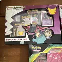 Pokemon TCG Celebrations Dragapult Prime Dark Sylveon Venusaur Box Lot English - Image 1