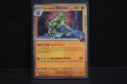Team Rocket's Tyranitar 096/182 Pokemon Center Stamped Promo - Image 1