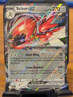 Pokemon TCG Temporal Forces Scizor ex Double Rare Holo 111/162 - Image 1