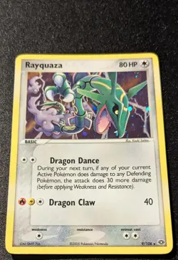 Pokemon EX EMERALD - #9/106 Rayquaza - Holo - ENG - Lightly Played - Image 4