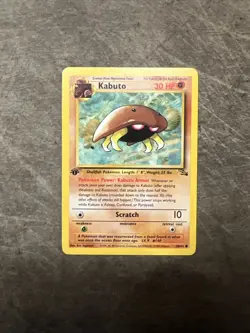 Pokemon TCG Kabuto 1st Edition Fossil 50 1999-2000 Base Set - Image 4