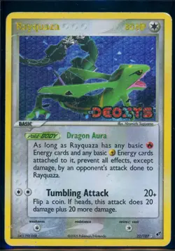 Pokemon EX DEOXYS - #22/107 Rayquaza - Reverse Holo - ENG - Image 1
