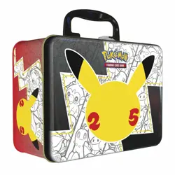 Celebrations Collectors Chest Lunchbox Pokemon 25th Anniversary Factory Sealed - Image 1