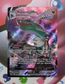 Pokemon Rayquaza VMAX Silver Tempest Trainer Gallery TG20/TG30 NM/Mint - Image 1