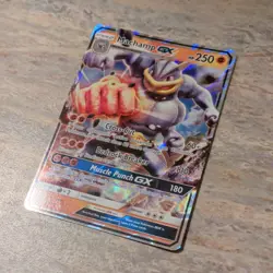 Pokemon Machamp GX 64/147 SM-Burning Shadows Ultra Rare Full Art Holo 250HP - Image 2