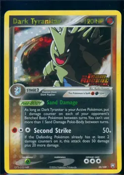Pokemon EX TEAM ROCKET RETURNS - #20/109 Dark Tyranitar - Reverse Holo - ENG - Image 1