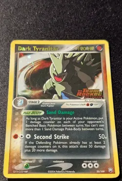 Pokemon EX TEAM ROCKET RETURNS - #20/109 Dark Tyranitar - Reverse Holo - ENG - Image 4