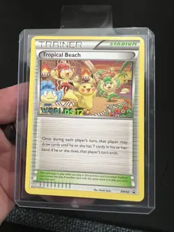 BW50 Tropical Beach WORLDS 12 STAMPED Black Star Promo Trophy Pokemon Collection - Image 1