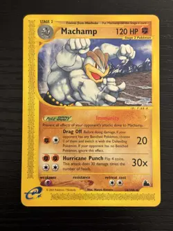 2003 Pokemon TCG Machamp 16/144 Skyridge Non-holo Rare LP - Image 1