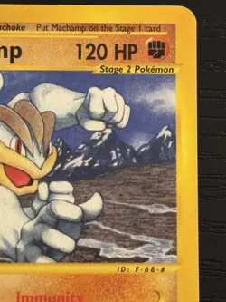 2003 Pokemon TCG Machamp 16/144 Skyridge Non-holo Rare LP - Image 3