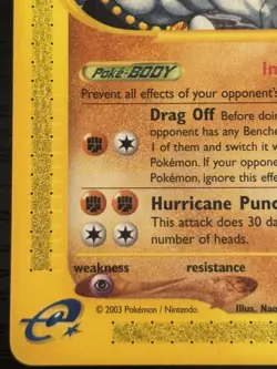 2003 Pokemon TCG Machamp 16/144 Skyridge Non-holo Rare LP - Image 4