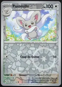 Carte Pokemon Pashmilla 126/159 Reverse Aventures Ensemble Francais - Image 1