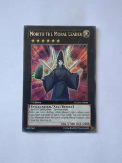 Norito the Moral Leader NUMH-EN039 Secret Rare 1st Edition LP Condition - Image 1