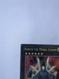 Norito the Moral Leader NUMH-EN039 Secret Rare 1st Edition LP Condition - Image 2