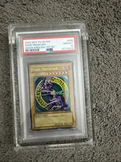 Yu-Gi-Oh! TCG PSA 10 Dark Magician 1st Edition SDY 006 Asian English - Image 1