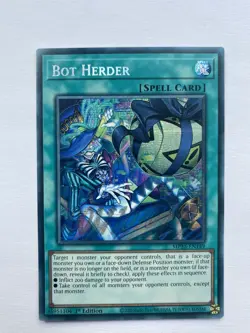 Bot Herder Prismatic Secret Rare 1st Edition Yu-Gi-Oh MP25-EN149 - Image 1