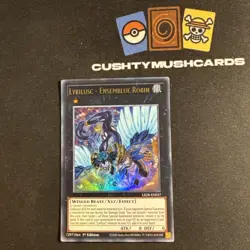 YUGIOH LYRILUSC ENSEMBLUE ROBIN ULTRA RARE LED8-EN037 1ST EDITION - Image 1