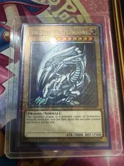 QCR Blue-Eyes White Dragon Quarter Century Secret Rare Yugioh TCG MP24-EN001 LP - Image 1