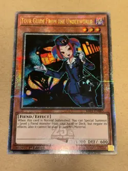 Tour Guide From The Underworld RA01-EN005 Quarter Century Secret Rare YuGiOh! - Image 1