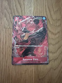 One Piece CCG Roronoa Zoro OP01-025 SR Romance Dawn Alt Art NM - Image 1