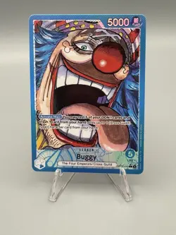 One Piece Buggy OP09-042 Leader Parallel Alt Art ENGLISH NM - Image 1