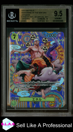 ENEL ALT ART SP 2023 ONE PIECE AWAKENING OF THE NEW ERA JAP OP05100 BGS 9.5 - Image 1