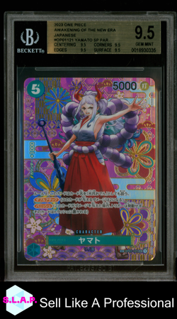 YAMATO ALT ART SP 2023 ONE PIECE AWAK. OF THE NEW ERA JP OP01121 BGS 9.5 - Image 1