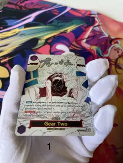 One Piece Gear Two Alternate Art OP11-080 A Fist of Divine Speed Foil Luffy - Image 2