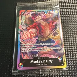 ONE PIECE 2ND ANNIVERSARY TOURNAMENT MONKEY D LUFFY P-043 Sealed Promo Pack - Image 1