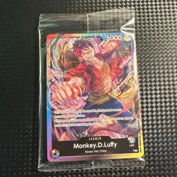 ONE PIECE 2ND ANNIVERSARY TOURNAMENT MONKEY D LUFFY P-043 Sealed Promo Pack - Image 2