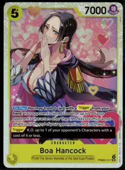 Boa Hancock PRB02-017 One Piece CCG Premium Booster The Best Vol 2 SR NM English - Image 1