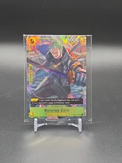 One Piece CCG Roronoa Zoro Illustration Box Promo OP07-113 Sealed - Image 1