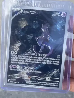 SEALED Pokemon TCG Mewtwo SVP 151 #052 Black Star Promo Card NM Condition - Image 2