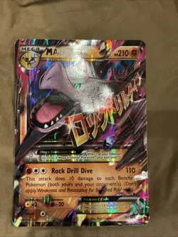 Mega Aerodactyl EX JUMBO XY98 Pokemon Card (Lightly Played Promo) - Image 1