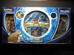 SEALED POKEMON TCG: BLASTOISE GX PREMIUM COLLECTION BOX BIG PROMO CARD & PACKS - Image 1