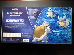 SEALED POKEMON TCG: BLASTOISE GX PREMIUM COLLECTION BOX BIG PROMO CARD & PACKS - Image 2